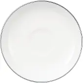 Villeroy & Boch Untertasse "Mokka-/Espressountertasse Anmut Platinum No. 1 ø 12 cm weiß", weiß, Speiseteller, Untertasse