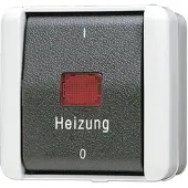 JUNG 802HW 2-poliger Heizung Notschalter Heizungsnotschalter