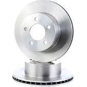 Bosch Bremsscheibe 0986479386 belüftet 280mm 24mm für JEEP
