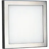 Albert 696332 Wand- und Deckenleuchte Typ Nr. 6332 - Edelstahl, mit 1 x LED 16 W, 1600 lm