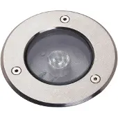 Albert 692159 Erdeinbaustrahler Typ Nr. 2159 - Edelstahlblende, 1 x LED 1 W, 3000 K