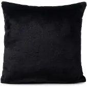 Gozze Dekokissen GÖZZE "Uni Flauschkissen LaPit", schwarz, unifarben, B:45cm H:10cm L:45cm, Polyester, Dekokissen_Sitzkissen_Kissenhüllen, Dekokissen