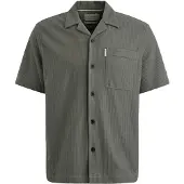 Cast iron Kurzarmhemd Jersey Taupe