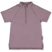 Sterntaler Badeanzug "Badeshirt kurzarm uni", Jungen, Gr. 114, Einheitsgröße, lila (blasslila), Obermaterial: 82% Polyamid PA. 18% Elasthan EL., Badeanzüge Badeanzug