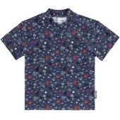 Sterntaler Schwimmanzug "Badeshirt kurzarm Unterwasser", Kinder, Gr. 114, Einheitsgröße, blau, Obermaterial: 82% Polyamid PA. 18% Elasthan EL., Badeanzüge Schwimmanzug
