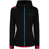 La Sportiva Mood Hoody Women black/hibiscus (K00P02) S