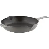 Staub Bratpfanne mit Ausgießnase, 26 cm | Gusseisen | Graphit-Grau | rund