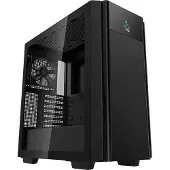 DeepCool CH510 MESH DIGITAL, Midi Tower, PC, Schwarz, ATX, EATX, micro ATX, Mini-ATX, Acrylnitril-Butadien-Styrol (ABS), SPCC, Gehärtetes Glas, Leistung