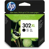 HP Original 302XL Schwarz Druckerpatrone mit hoher Reichweite, Hoch, Schwarz, Tinte auf Pigmentbasis, 1 Stück(e), 430 Seiten