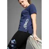 Kangaroos T-Shirt Kurzarm, casual, unifarben, große Größen