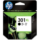 HP 301XL Schwarz Original Druckerpatrone mit hoher Reichweite, Hohe (XL-) Ausbeute, Schwarz, Tinte auf Pigmentbasis, 8 ml, 1 Stück(e), 360 Seiten