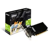 MSI GT 710 2GD3H LP, GeForce GT 710, 2 GB, GDDR3, 64 Bit, 4096 x 2160 Pixel, PCI Express x16 2.0