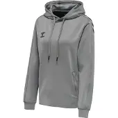 Hummel Damen Kapuzenpullover Core XK Poly Sweat Hoodie 212649-2006 L - Grey Melange - L