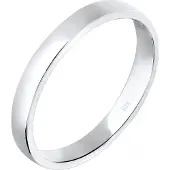 Elli Silberring "Ring Basic Ehering Partnerring Damen 925er Silber" Gr. 50, silber, Fingerringe, Damen, 50, Silber 925 (Sterlingsilber), Silberring
