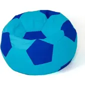 Go Gift Sako Tasche pouffe ball blau- kornblume L 80 cm