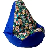 Go Gift Sako bag pouffe Pear print cornflower-PAW Patrol XXL 140 x 100 cm