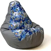 Go Gift Puff Gris 105 x 80 cm Pera