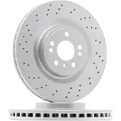 Textar Bremsscheibe 92254405 vorne, belüftet, perforiert, hochkarbonisiert, 1 Stück