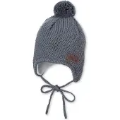 Sterntaler - Kid's Strickmütze Pompon - Mütze Gr 39 cm grau