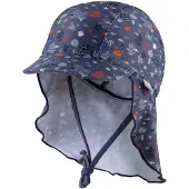 Sterntaler Bademütze mit Nackenschutz Unterwasser in helles blau | Gr.: 47 cm