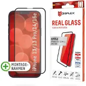 Displex Displayschutzglas "Real Glass FC - iPhone 13/13 Pro/14", transparent, B:12cm H:6cm T:25mm, Displayfolien, Displayschutzglas