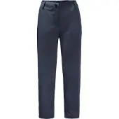 Jack Wolfskin Outdoorhose "KALAHARI 7/8 PANTS W", Damen, Gr. 40, Normalgrößen, blau (night, blau), OBERSTOFF: 100% POLYAMID. Futter: 65% POLYESTER, 35% BAUMWOLLE, Hosen Outdoorhose