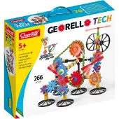 Quercetti Konstruktionsspielzeug Baukasten 266-teilig Technik