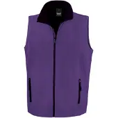 Result - "Printable" Weste für Herren FK1247 (M) (Violett/Schwarz)