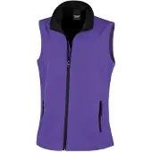 Result - Weste für Damen FK1245 (2XL) (Violett/Schwarz)