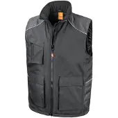 Result Uni Work-Guard Vostex Bodywarmer / Weste / Arbeitsweste FK995 (2XLarge) (Schwarz)
