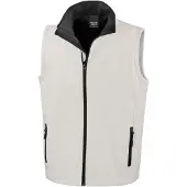 Result - "Printable" Weste für Herren FK1247 (XL) (Weiß/Schwarz)
