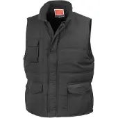Result Herren Weste, mittelschwer, wasserabweisend, winddicht FK589 (4XL) (Schwarz)