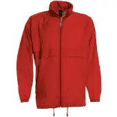 B&C Sirocco Leichte Herren Jacke FK104 (M) (Rot)