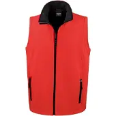 Result - "Printable" Weste für Herren FK1247 (4XL) (Rot/Schwarz)
