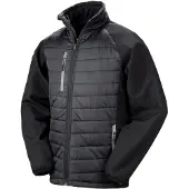 Result - "Compass" Weste für Herren/Damen Uni FK1534 (XS) (Schwarz/Grau)