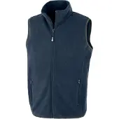 Result Genuine Recycled - Weste Fleece für Herren FK2864 (M) (Marineblau)