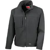 Result Herren Softshell-Jacke / Multifunktionsjacke, 3-lagig, wasserfest, atmungsaktiv FK571 (3XL) (Schwarz)
