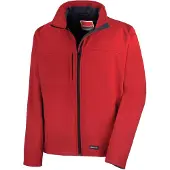 Result Herren Softshell-Jacke / Multifunktionsjacke, 3-lagig, wasserfest, atmungsaktiv FK571 (L) (Rot)