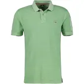 Lerros Poloshirt , Herren, Gr. XL, grün (sage grün), Obermaterial: 100% Baumwolle, unifarben, regular fit taillenbedeckt, Shirts Poloshirt, mit Streifen Muster