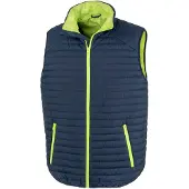 Result Genuine Recycled - Weste für Herren FK2692 (M) (Marineblau/Limone)