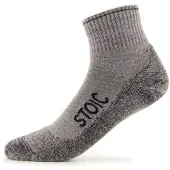 Stoic - Wool Silk Hiking Quarter Socks - Merinosocken Gr 42-44 grau