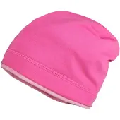 Maximo Beanie , Mädchen, Gr. 57, pink, Baumwollmischung, Mützen Beanie, UV-Schutz 50+ schützt Kinder zuverlässig vor Sonnenstrahlen