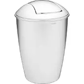Spirella 7610583042651, 5 l, Rund, Polypropylen (PP), Grau, Silber, 20 cm, 300 mm