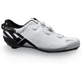 Sidi Shot 2s Rennradschuhe, mit Drehverschluss, Weiß