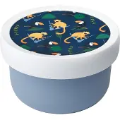 Mepal Lunchbox "Fruchtbox mit Gabel Campus 300 ml", bunt (jungle), L:6,7cm, Kunststoff, Lebensmittelaufbewahrungsbehälter, Lunchbox