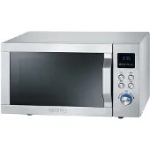 Severin Mikrowelle mit Grillfunktion 2-in-1 MW 7751 aus Kunststoff, gebürstetsilber Mikrowelle Mikrowelle Mit Grill Grillofen Mikrowellengerät