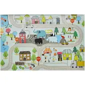 Kayoom Teppich "Sympathy Kids 241" rechteckig 5 mm Höhe Kurzflor