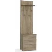 Top E Shop Topeshop DUO WIESZAK SONOMA, Partikelbord, Eiche, 5 Stück(e)