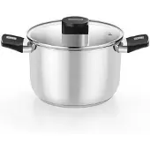 Monix M240224, Edelstahl, Edelstahl, Liter, Schwarz, Bakelit, Edelstahl