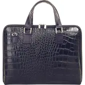 Samantha Look Aktentasche "Damen echt Leder, Made in Italy" echt Leder, Made in Italy